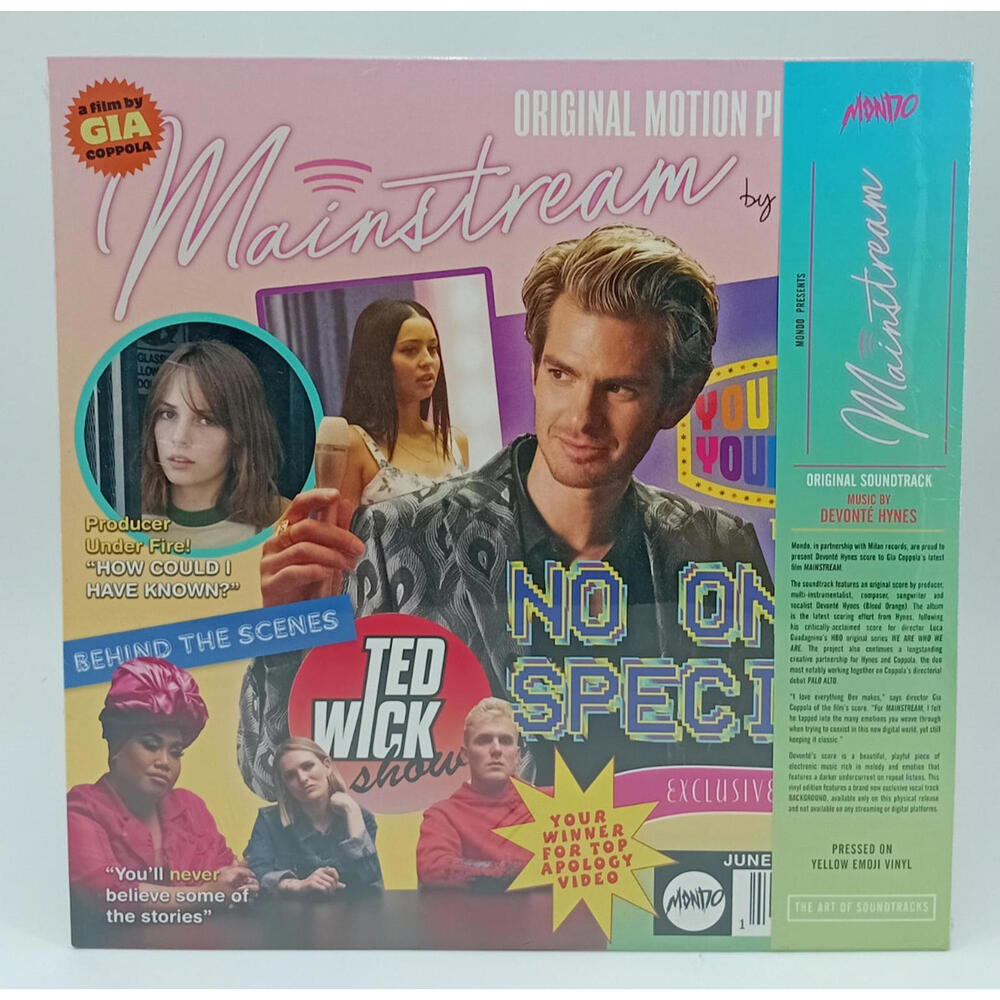Mainstream – Movie Soundtrack – Mondo LP – Yellow Vinyl – Limited Edition – NEW